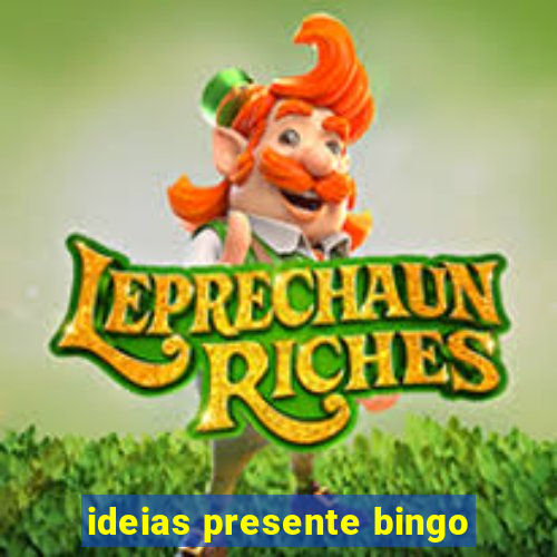 ideias presente bingo